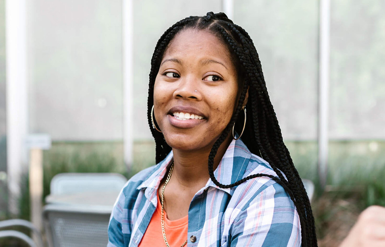 College Student Smiling